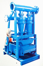 Mud desander for well drilling
