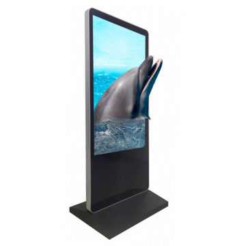 Monitor de polarização 3D de exibição digital de publicidade de 55 polegadas