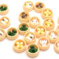 3D Mini Chinese Voedsel Modellen Gestoomde broodjes Dumplings Zongzi Beeldjes Miniaturen Poppenhuis Decor Speelhuis Speelgoed