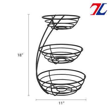 Contemporary 3-Tier fruit Bowl