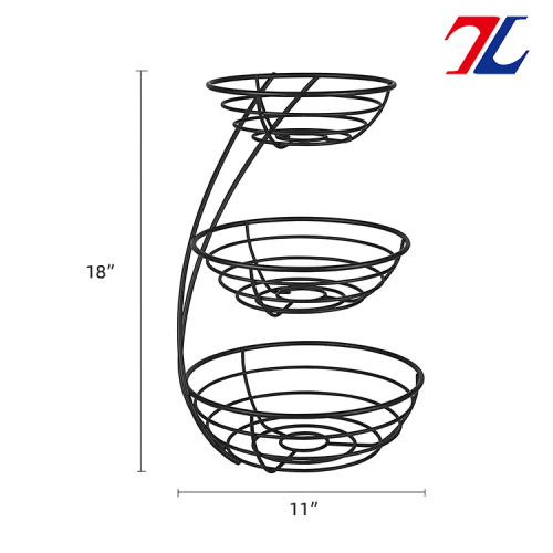 Contemporary 3-Tier fruit Bowl