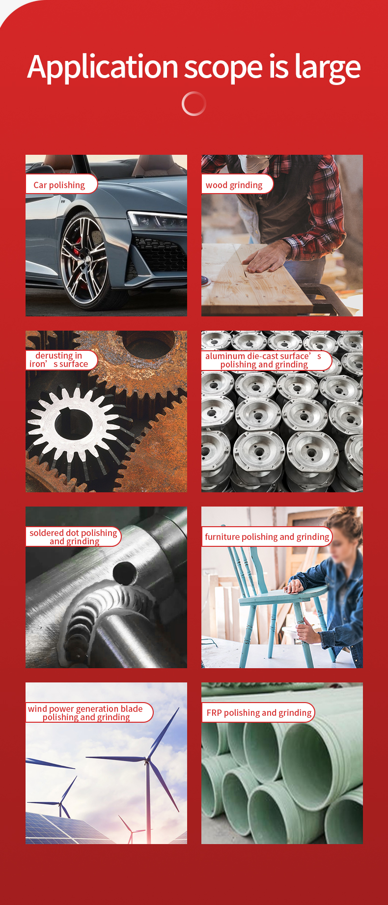 central vacuum pneumatic polisher air orbital sander for car