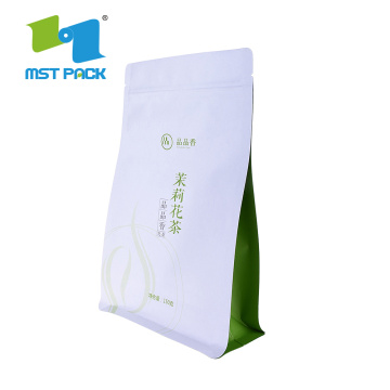 DOYPACK茶用の100％生分解性紙のビニール袋