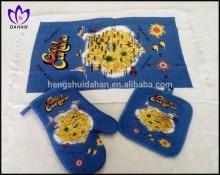 100% polyester printing potholder set
