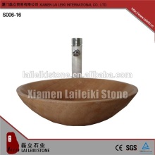 Good quality red granite marble bath toilet sink