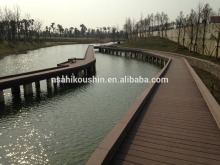 WPC Sidewalk Composite Decking WPC Thin Deck Board Grooved Deck Board