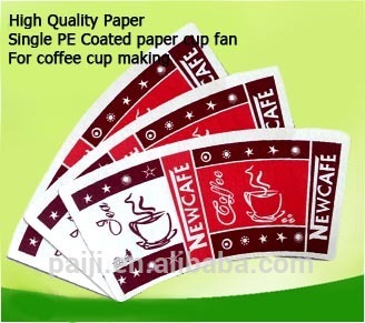 4 Colour Flexo Printing Paper Cup Fans For Coffee Paper Cup