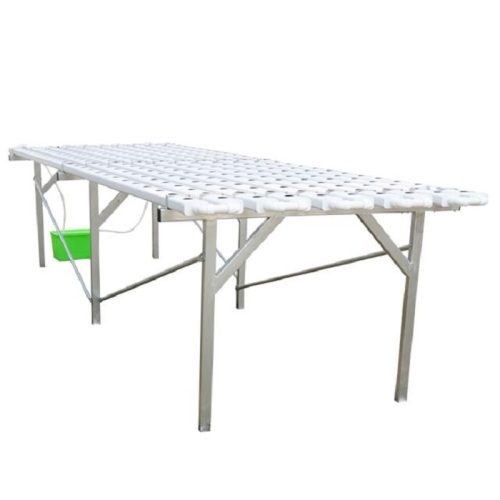 4m/8m Stainless Steel Shelf Flat Hydroponic System