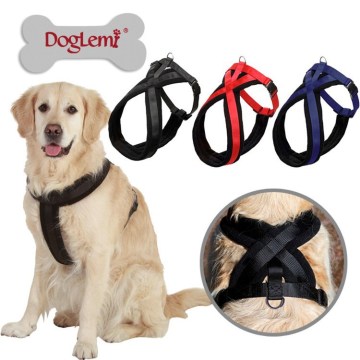 Soft Dog Harness Comfort Fleece Padded Large Dog Harness Pet Dog Leash Harness