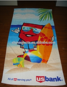 100% Cotton Full Size Reactive Printed Beach Towel