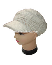 wholesales white knitting winter beanie hats
