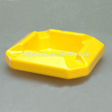 Square Yellow Melamine Ashtray