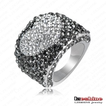 Fashion 18k White Gold Wedding Finger Ring (Ri-HQ0006)