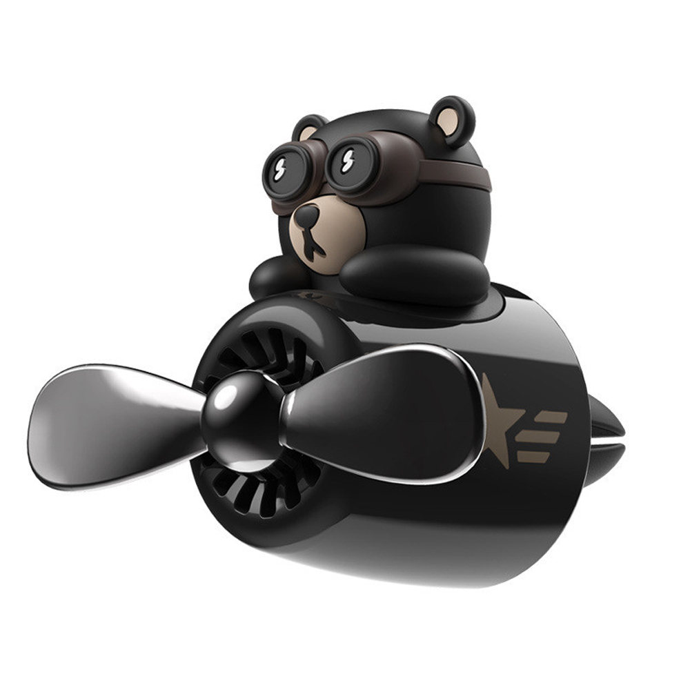 รถฟุ่มเฟือยรถยนต์ Freshener Bear Pilot Propeller Propeller Diffuser