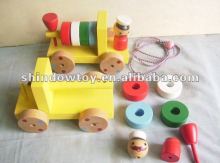 Wooden Train,natural wooden train