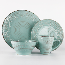 good quality embossed dinnerware