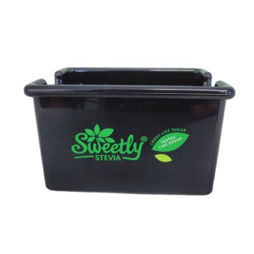 White Black Clear Tea Bag Holder Caddy