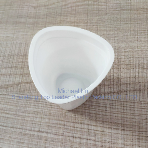 10oz eco-friendly pp material white opaque Yogurt Cup