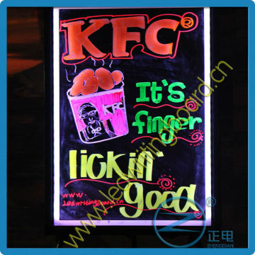 Indoor electronic flourecent led wring message board