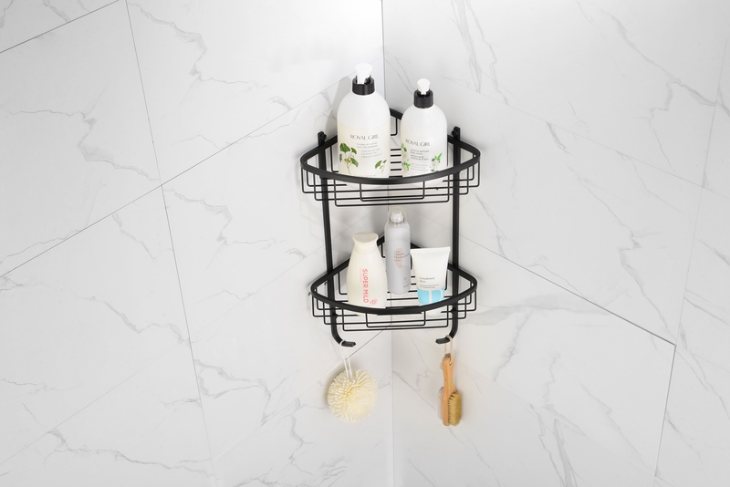 2-Pack Corner Shower Bathroom Rack faucet 5