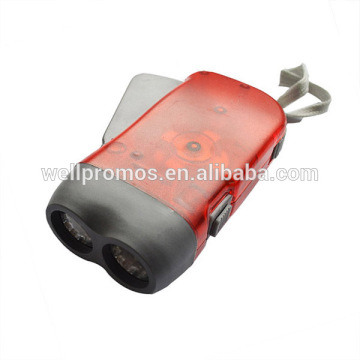 cheap plastic mini hand shake flashlight