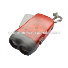 cheap plastic mini hand shake flashlight