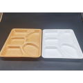 Starch-based plastics PLA film trays