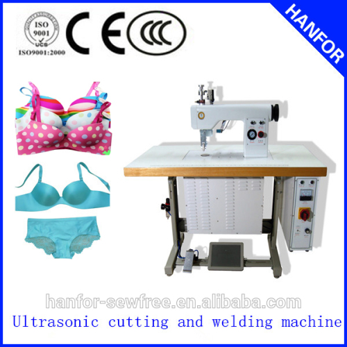 Seamless ultrasonic bra making machine
