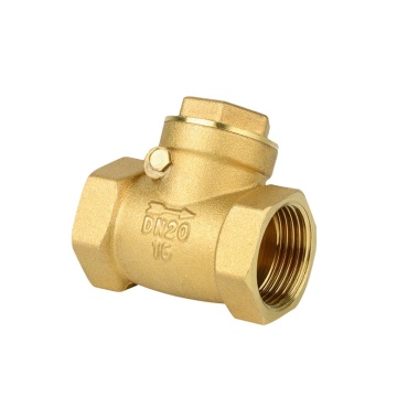 Brass Swing Check Valve Female Thread Water Pipe Copper Horizontal Check Valve