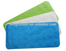 Anti-slip Rubber Bath Mat with Adhesive disk