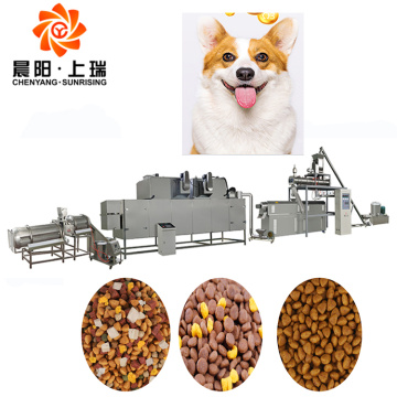 Stainless steel dry pet food processing plant machinery