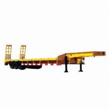 Lowbed Semi Trailer for Sale with 3,100mm Overall Height, 13,000kg Tare Weight