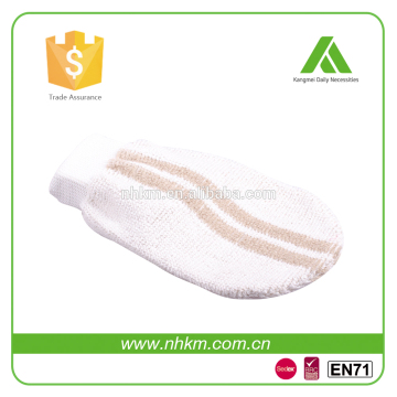 nylon bath exfoliating scrubber glove