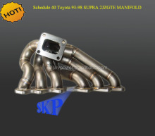 SCHEDULE 40 SS T4 TURBO MANIFOLD FOR TOYOTA SUPRA JZA80 2JZ GTE 1993-1998