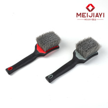 Car cleaning brush with bag handle