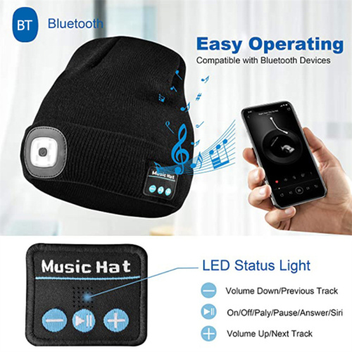 Wireless Beanie Winter Cap Stereo su orecchio