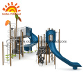 Outdoor HPL Physical playground tower customized