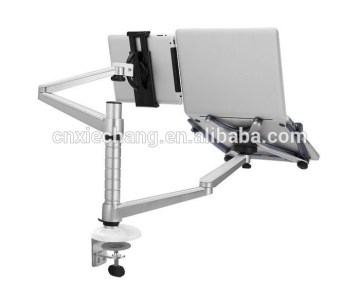 Laptop And Tablet Dual Arm Dekstop Mount