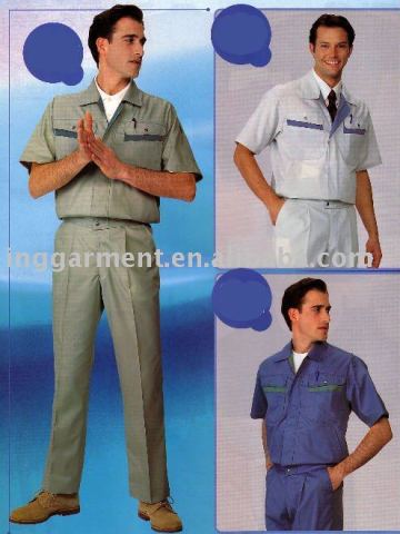 Short Sleeve Work Uniform Sets