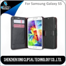 Wallet Pouch Leather PU Mobile Phone Case, Mobile Housing, Sublimation Mobile Housing for Samsung Galaxy s5