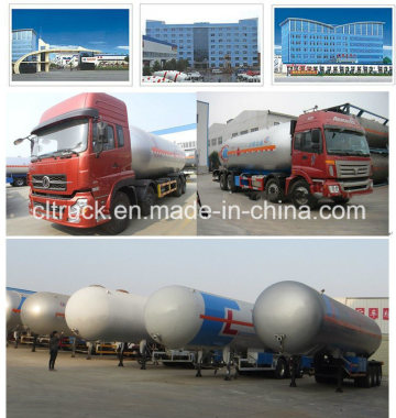 China Famous LPG Tank Truck with 8X4 LPG Filling Truck