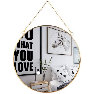 Hanging Wall Circle Mirror Decor