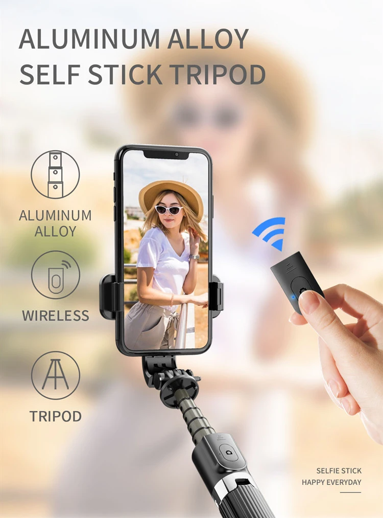 L03 Elegant Bluetooth Tripod Stand Camera Phone Selfie Stick