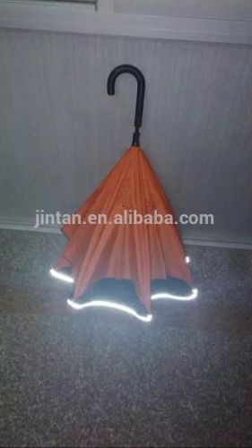 China manufacturer led light inverted upside down umbrella