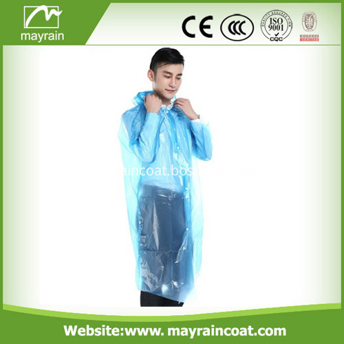 Unisex PE Raincoat Rainwear