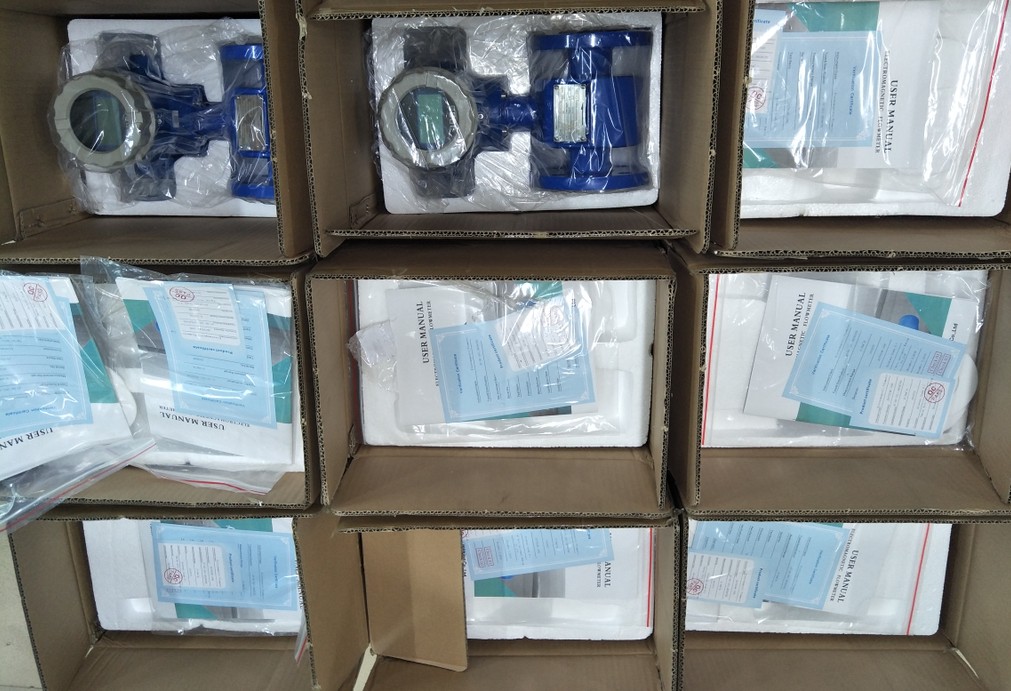 Hydrocloric Acid Electromagnetic Flow Meter Liquid Flow Meters Low Cost