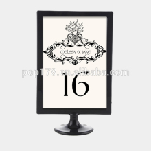 Novel plastic menu card holder for restaurants