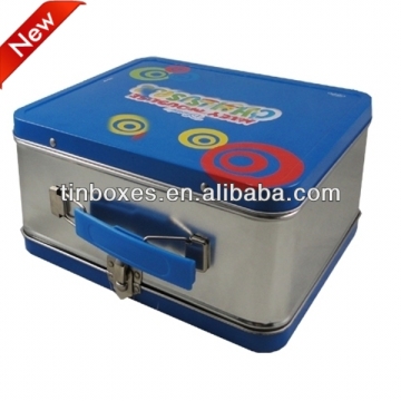 wholesale tin box with handle