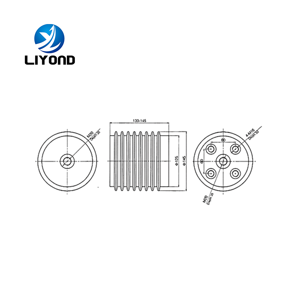 12kV LYC309 high voltage epoxy resin insulator for switchgear