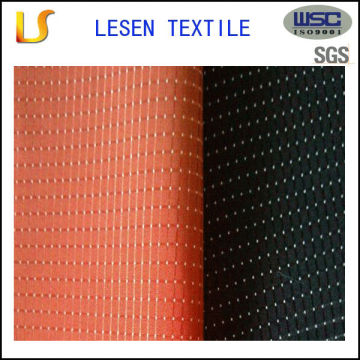 75d check film pressed fabric/ 100%polyester pongee fabric